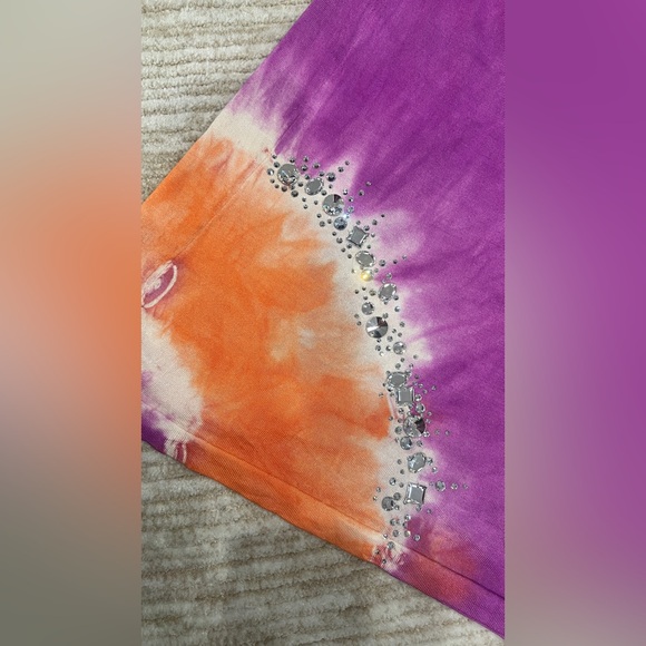 Blumarine silk tie-dye, embellished dress, size medium - Picture 5 of 8